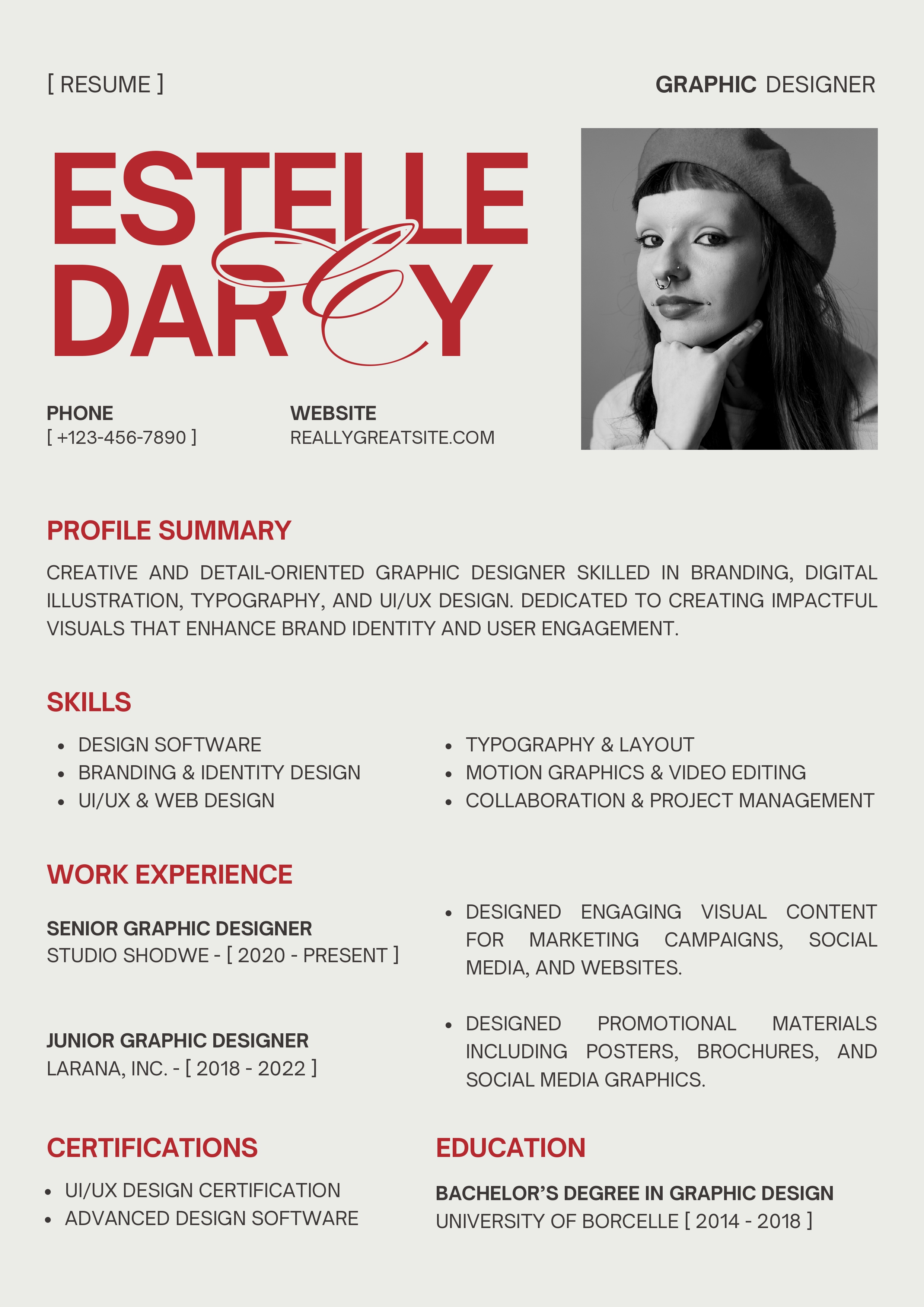 Modern Clean Resume